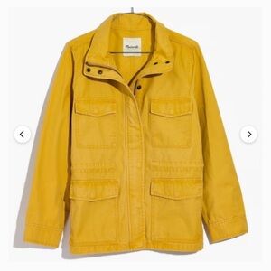 Madewell Mustard Yellow Utility Jacket